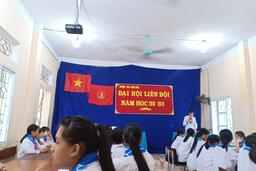 Trường THCS Minh Châu tổ chức Đại Hội Liên Đội